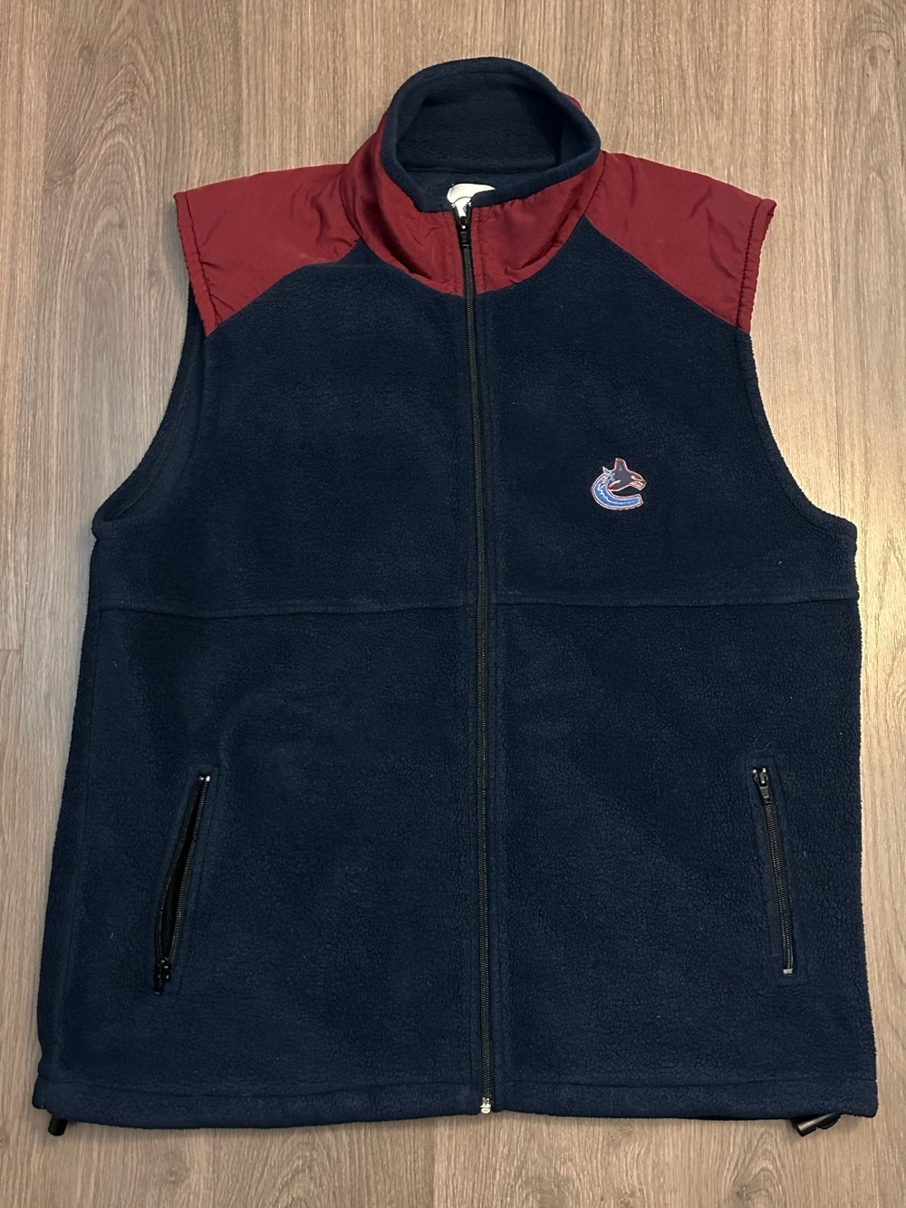 Vintage Canucks Fleece Vest